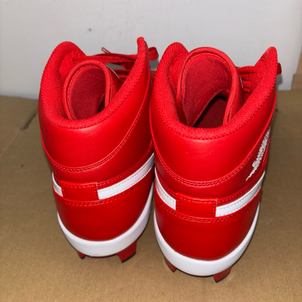 Nike Air Jordan 1 Retro MCS University Red and White Sneakers size 8.5 - Picture 5 of 5